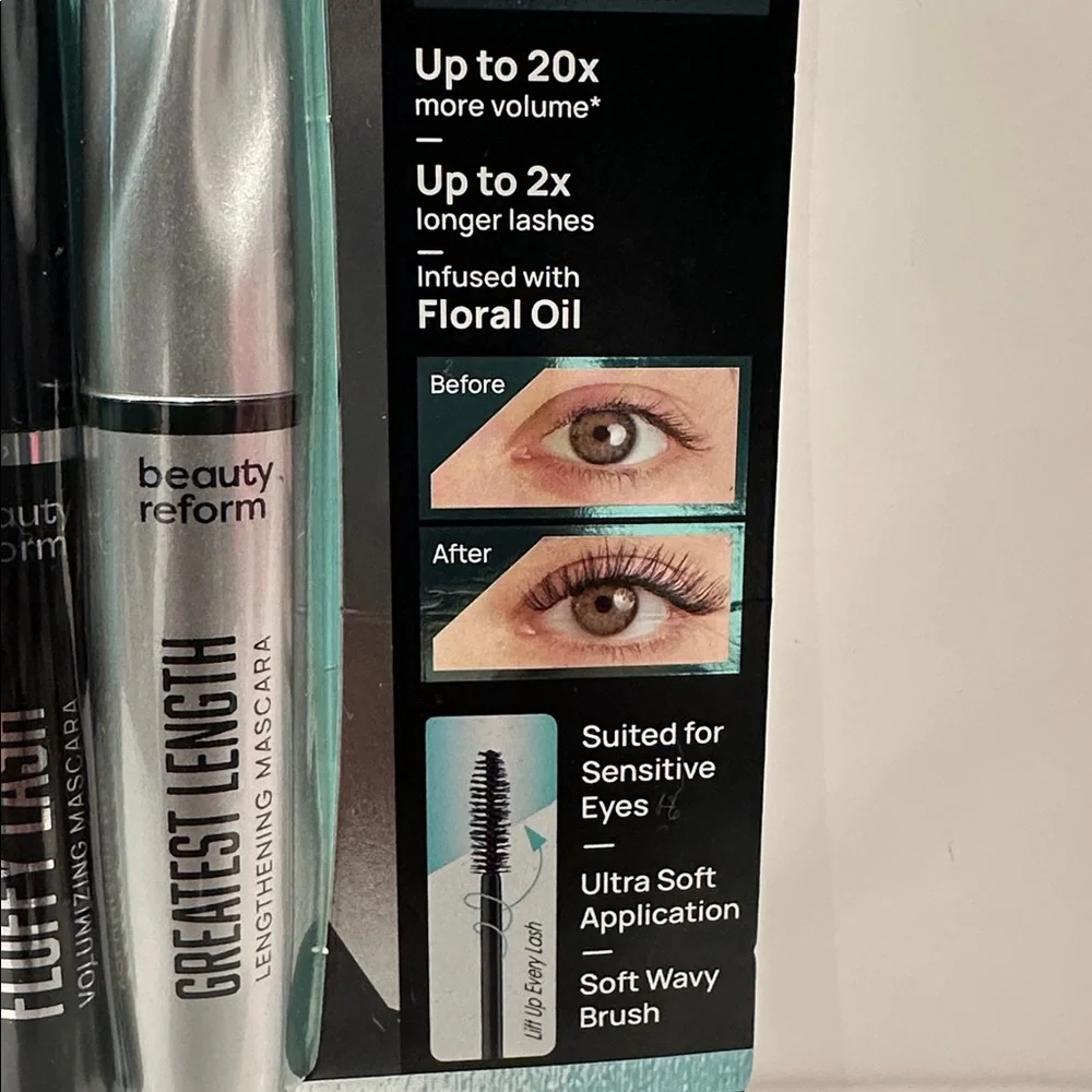 Beauty ReformLashes Fully Lifted Lift Every Lash (3) Set Mascaras.